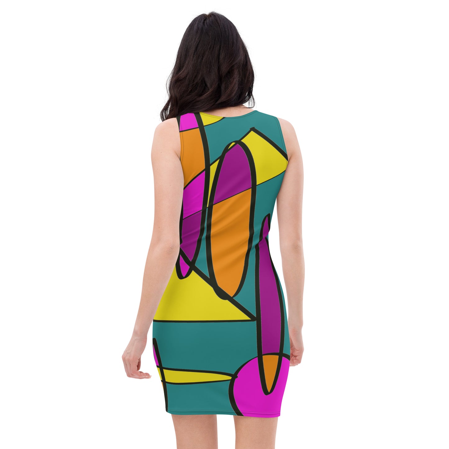 Abstract Sublimation Cut & Sew Dress