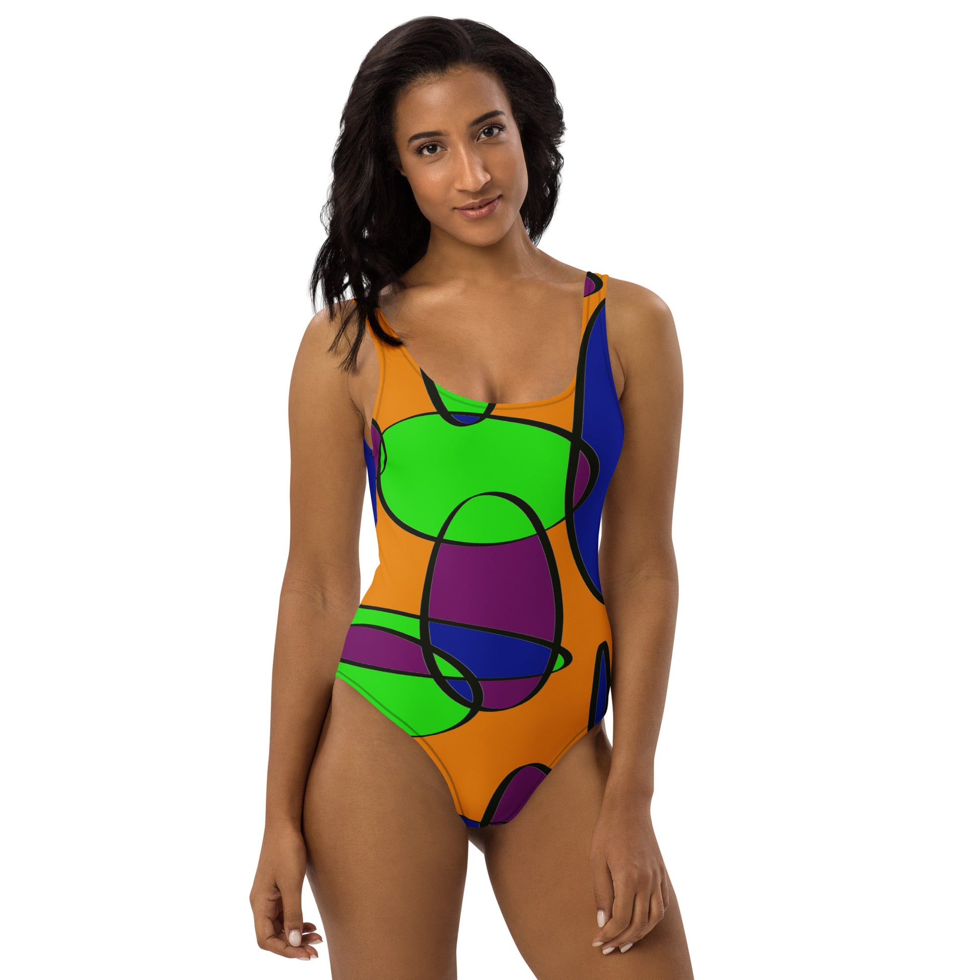 Abstract One-Piece Swimsuit - O By Onica Online Store