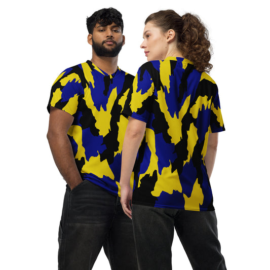 Abstract Recycled unisex sports jersey - O By Onica Online Store