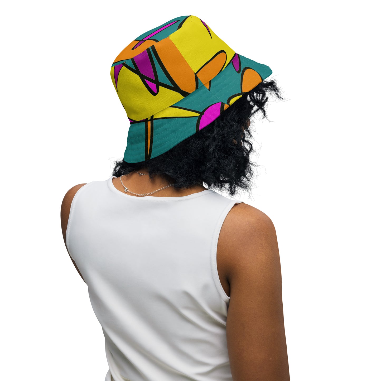 Abstract Reversible Bucket Hat - O By Onica Online Store