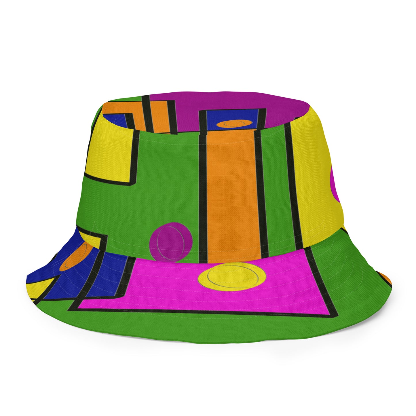 Abstract Reversible Bucket Hat - O By Onica Online Store