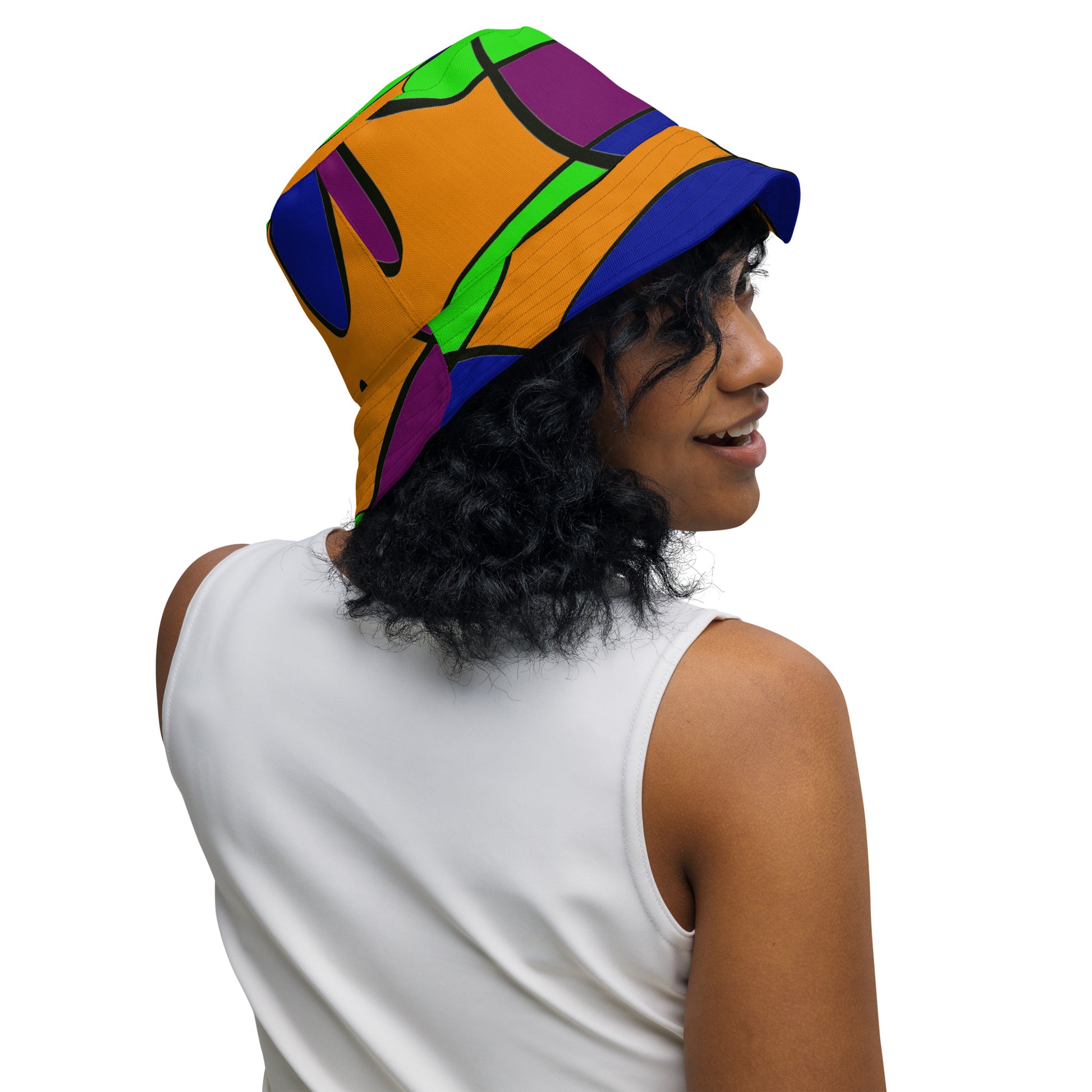 Abstract Reversible bucket hat - O By Onica Online Store