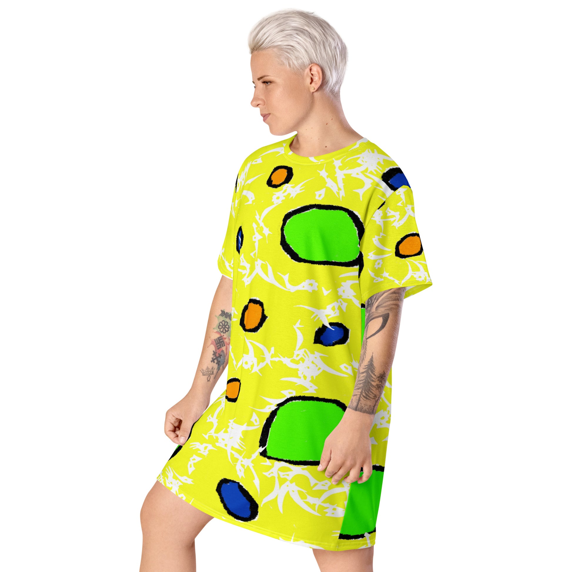 Abstract T-shirt Dress - O By Onica Online Store