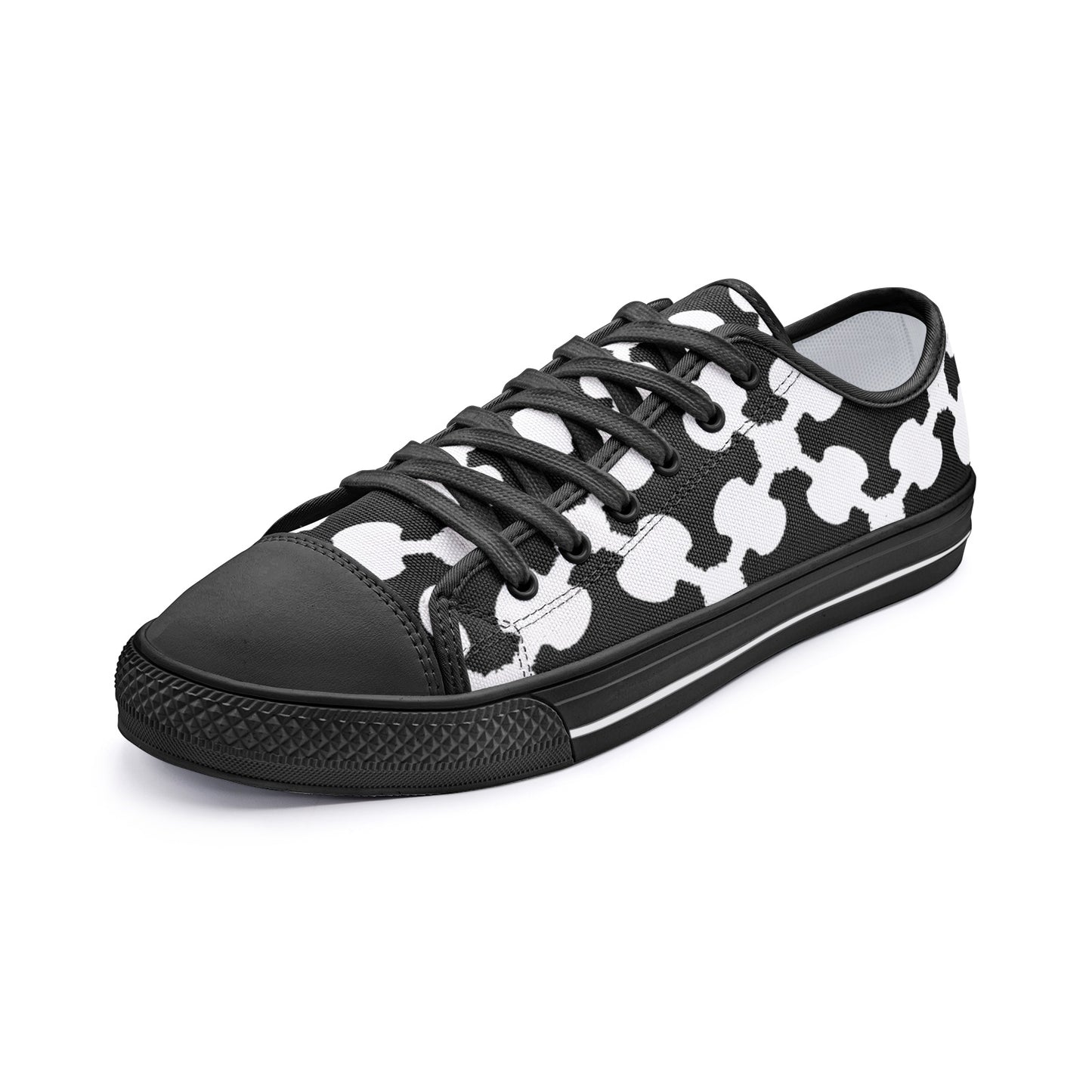 Abstract Unisex Low Top Canvas Shoes - O By Onica Online Store