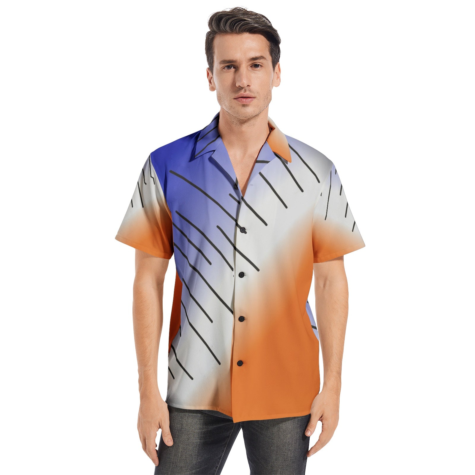 Abstract Men's Short Sleeve Shirts - O By Onica Online Store