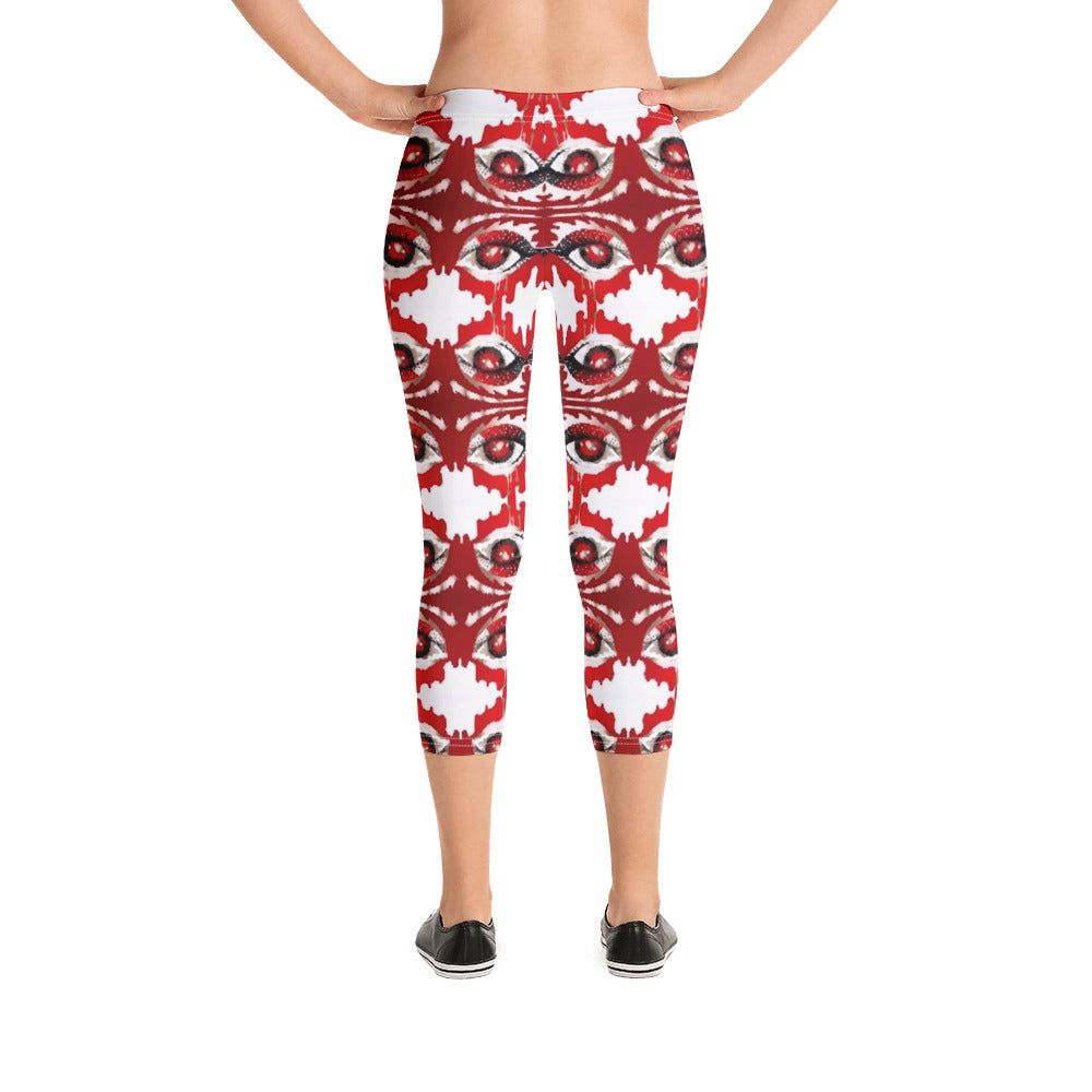 Abstract Capri Leggings - O By Onica Online Store