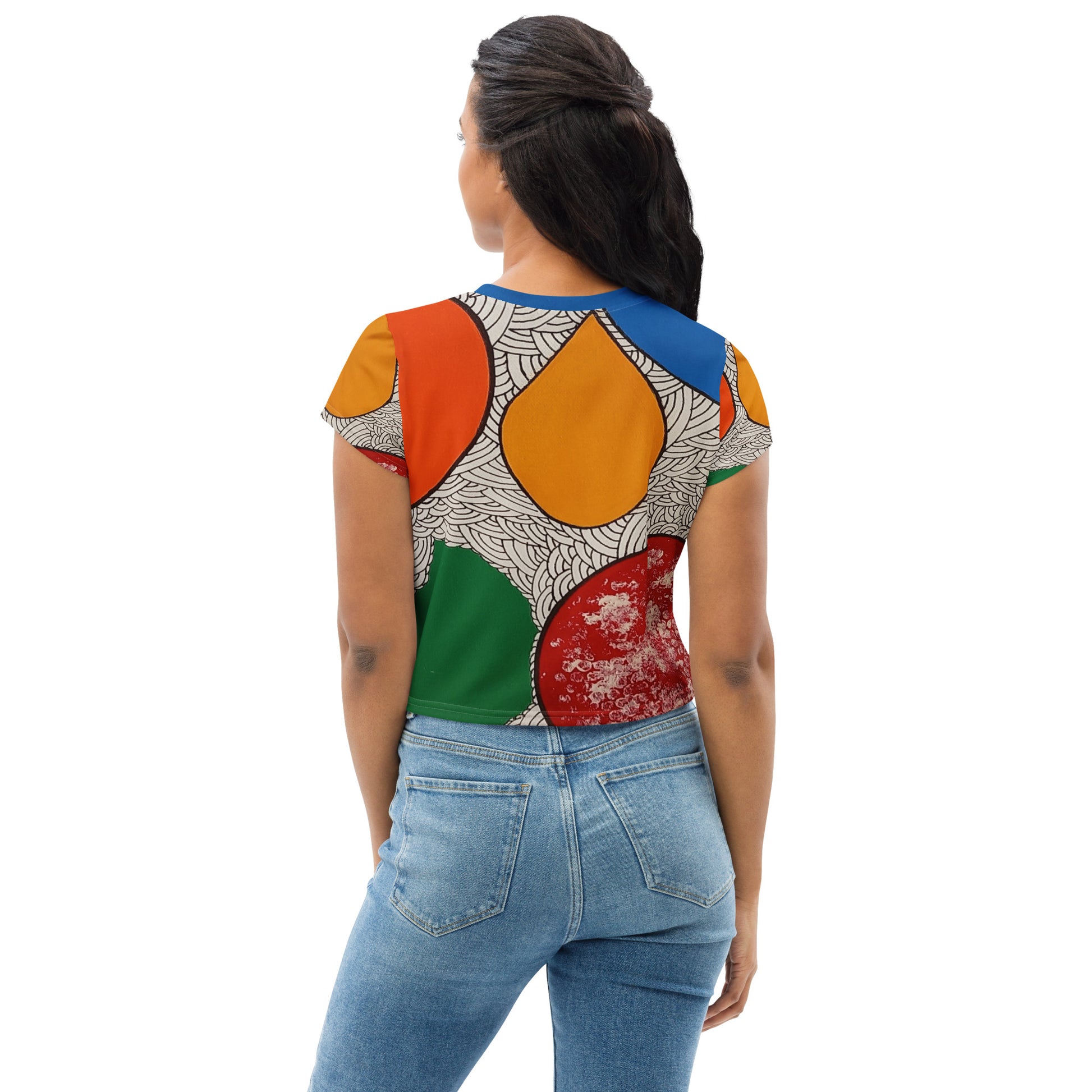Abstract Crop Tee - O By Onica Online Store