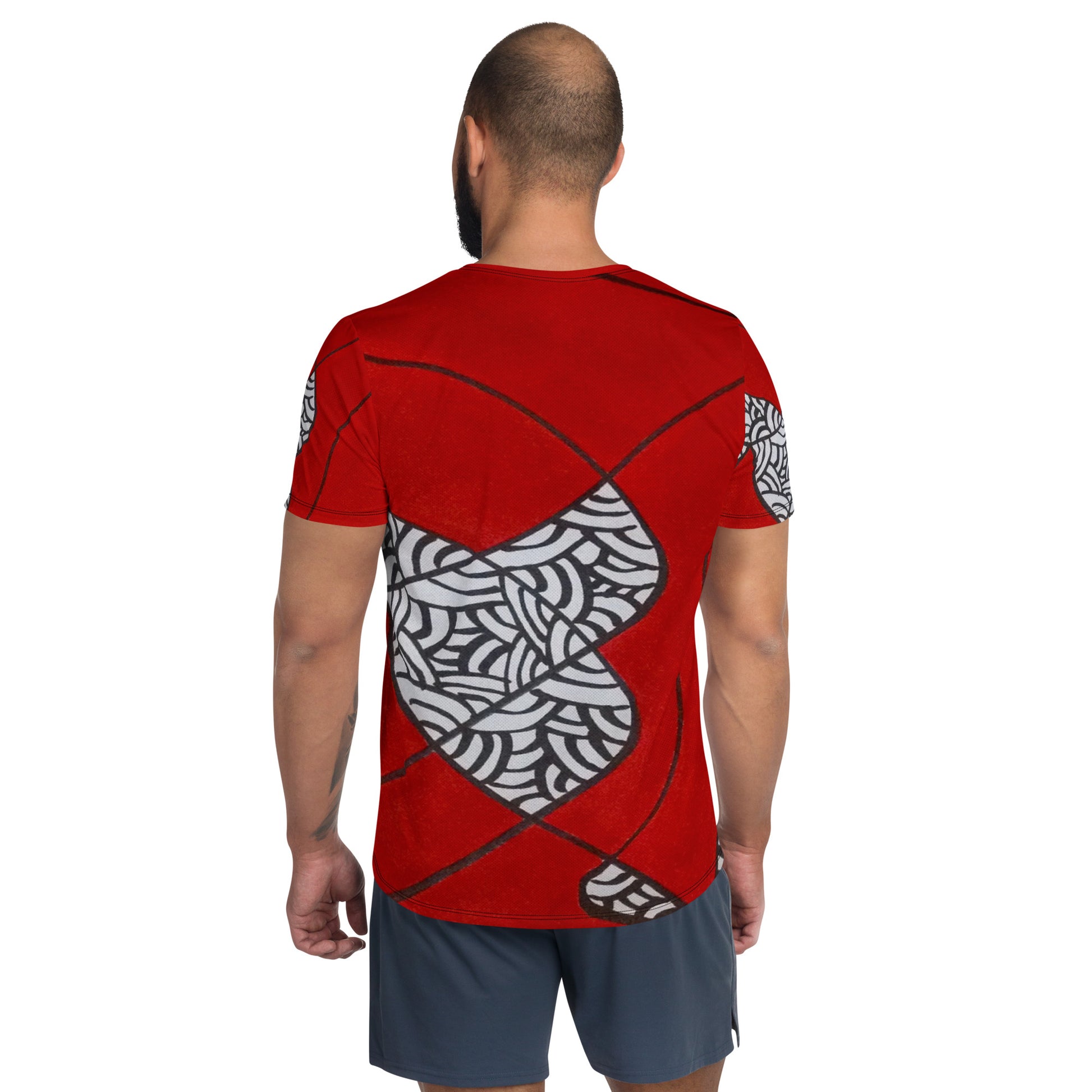 Abstract Men's Athletic T-shirt - O By Onica Online Store