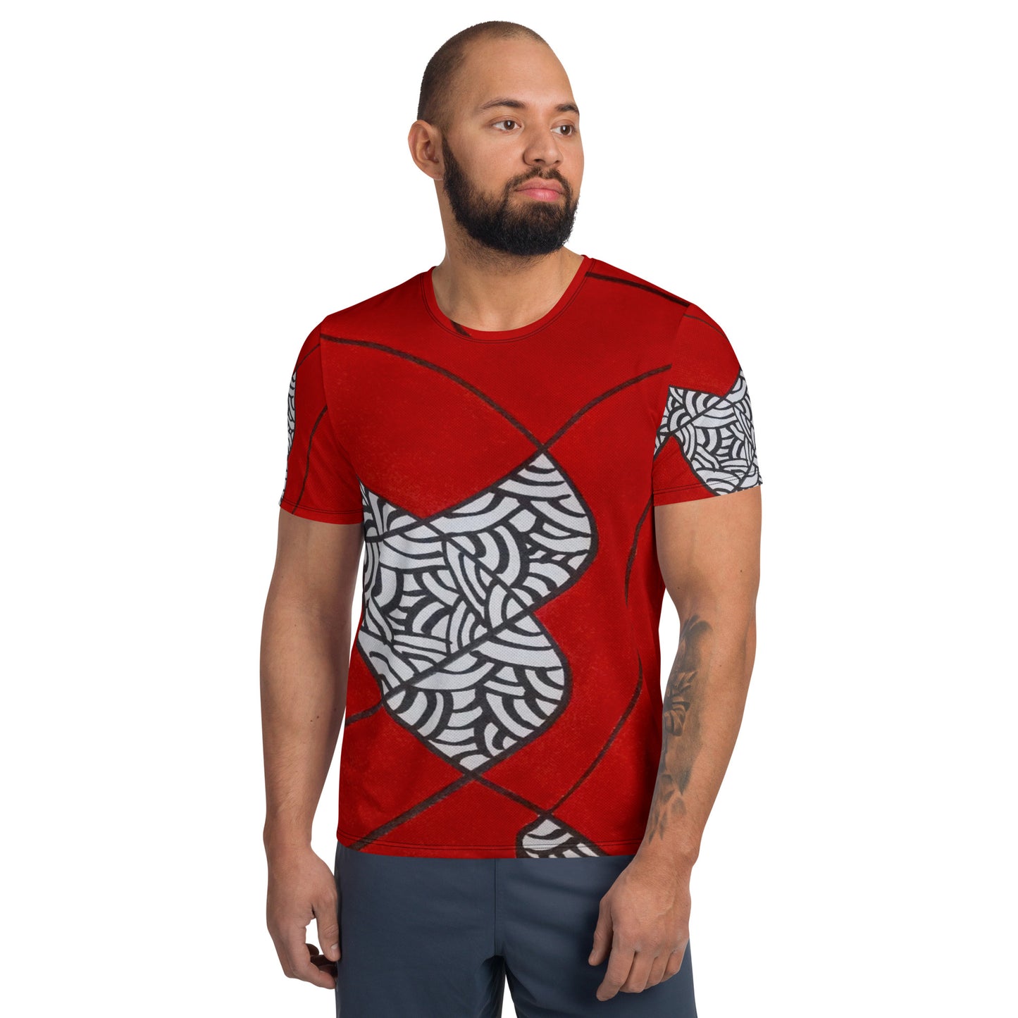 Abstract Men's Athletic T-shirt - O By Onica Online Store