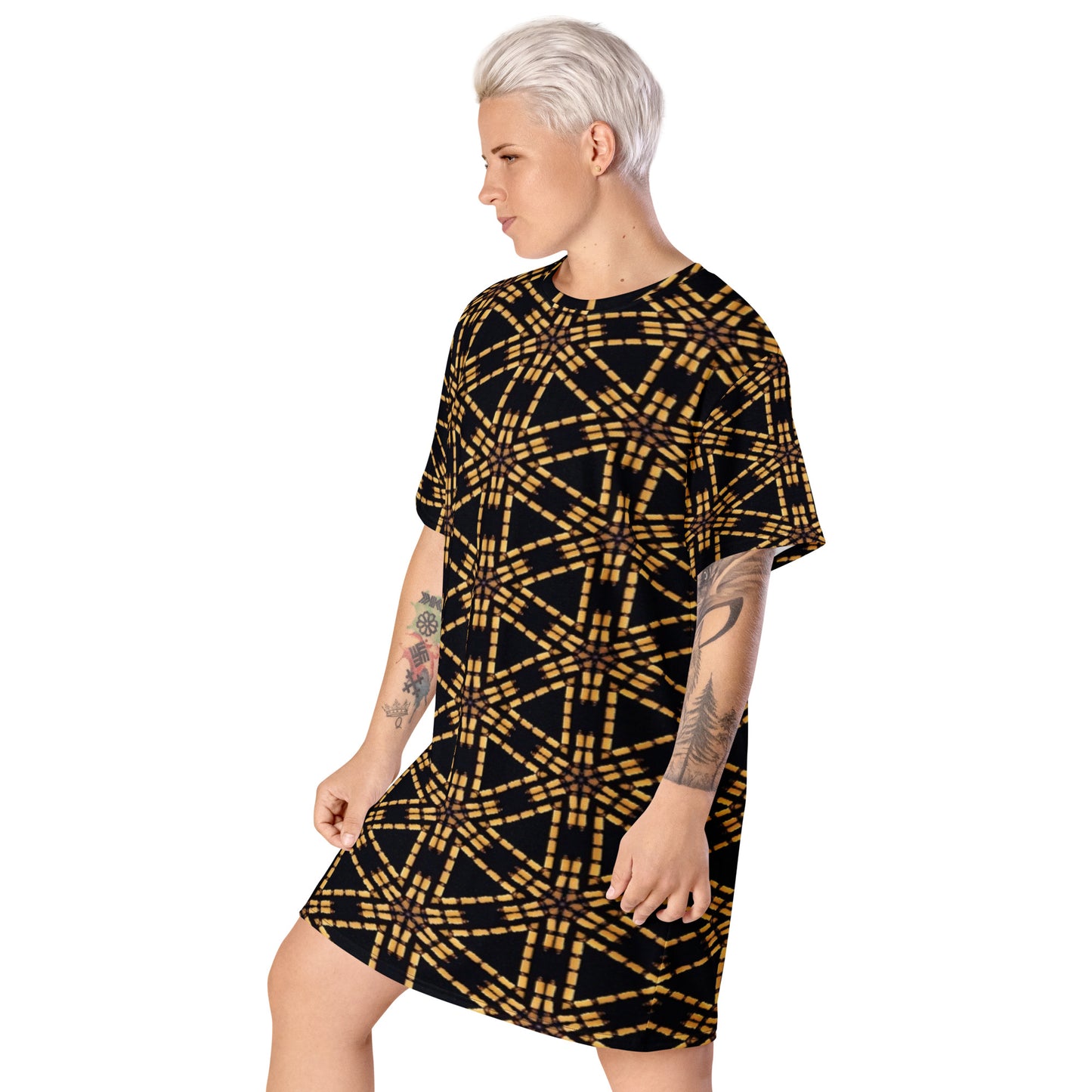 Abstract T-shirt Dress - O By Onica Online Store