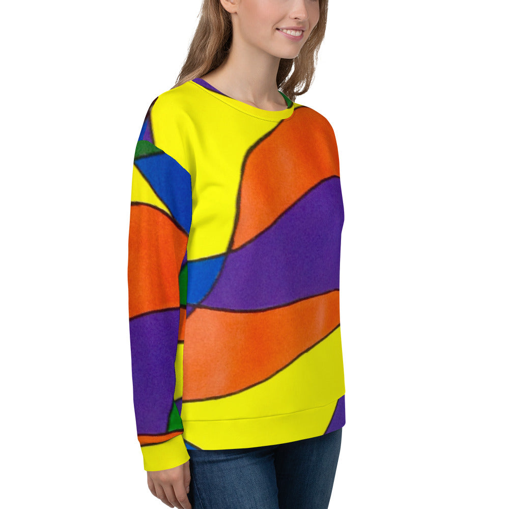 Abstract Unisex Sweatshirt - O By Onica Online Store