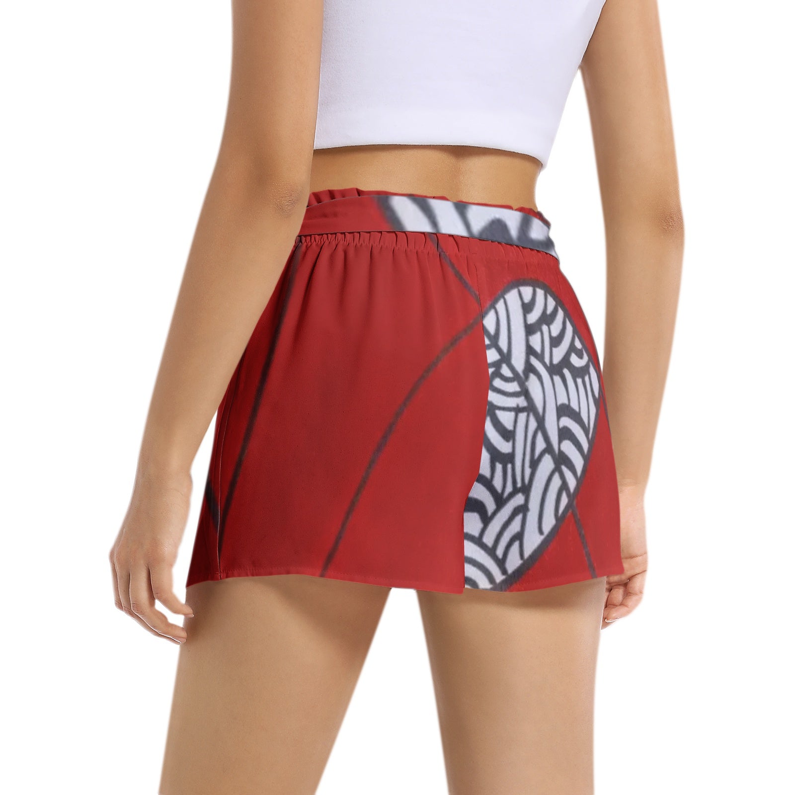 Abstract Women's Belted Short - O By Onica Online Store