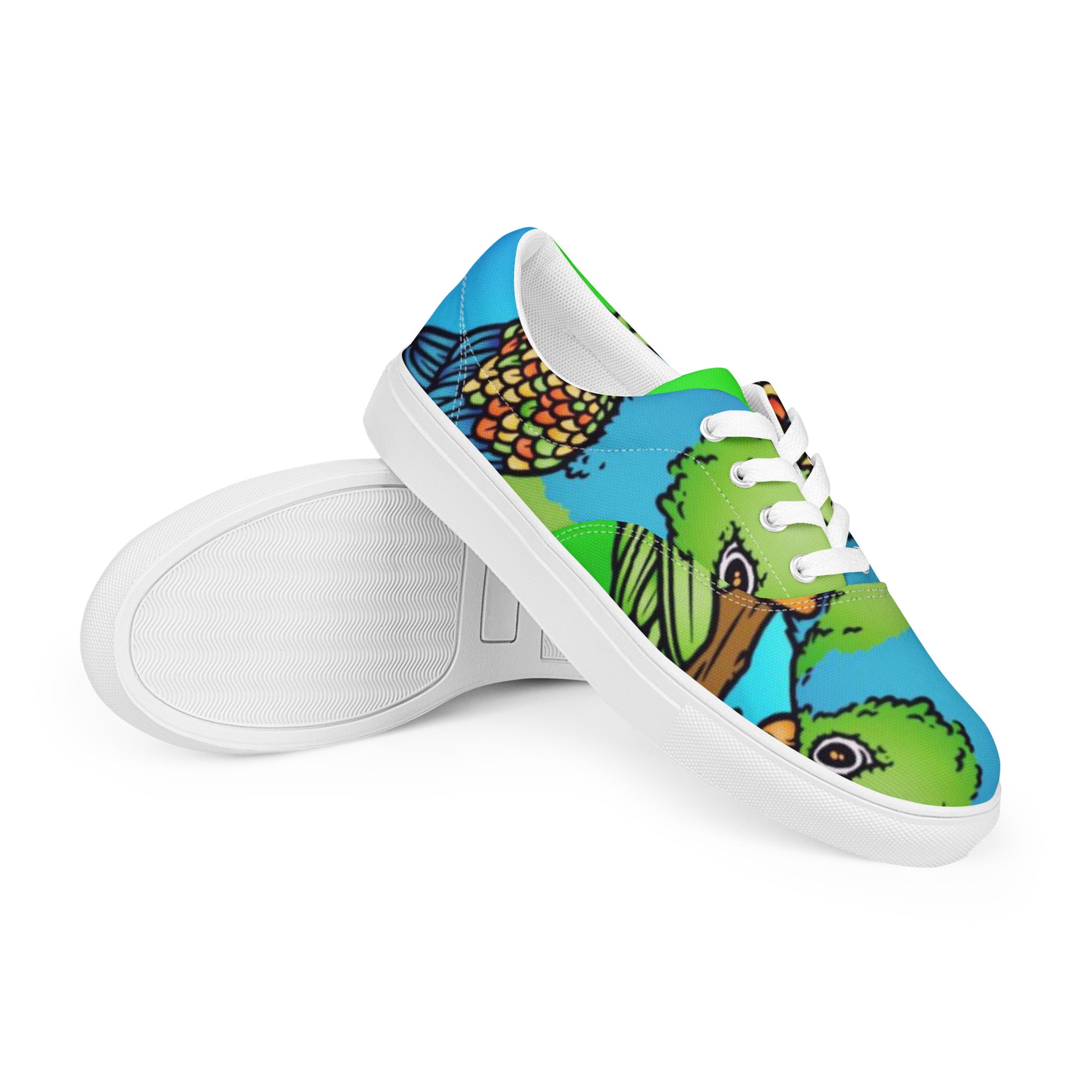 Abstract Men’s lace-up canvas shoes - O By Onica Online Store