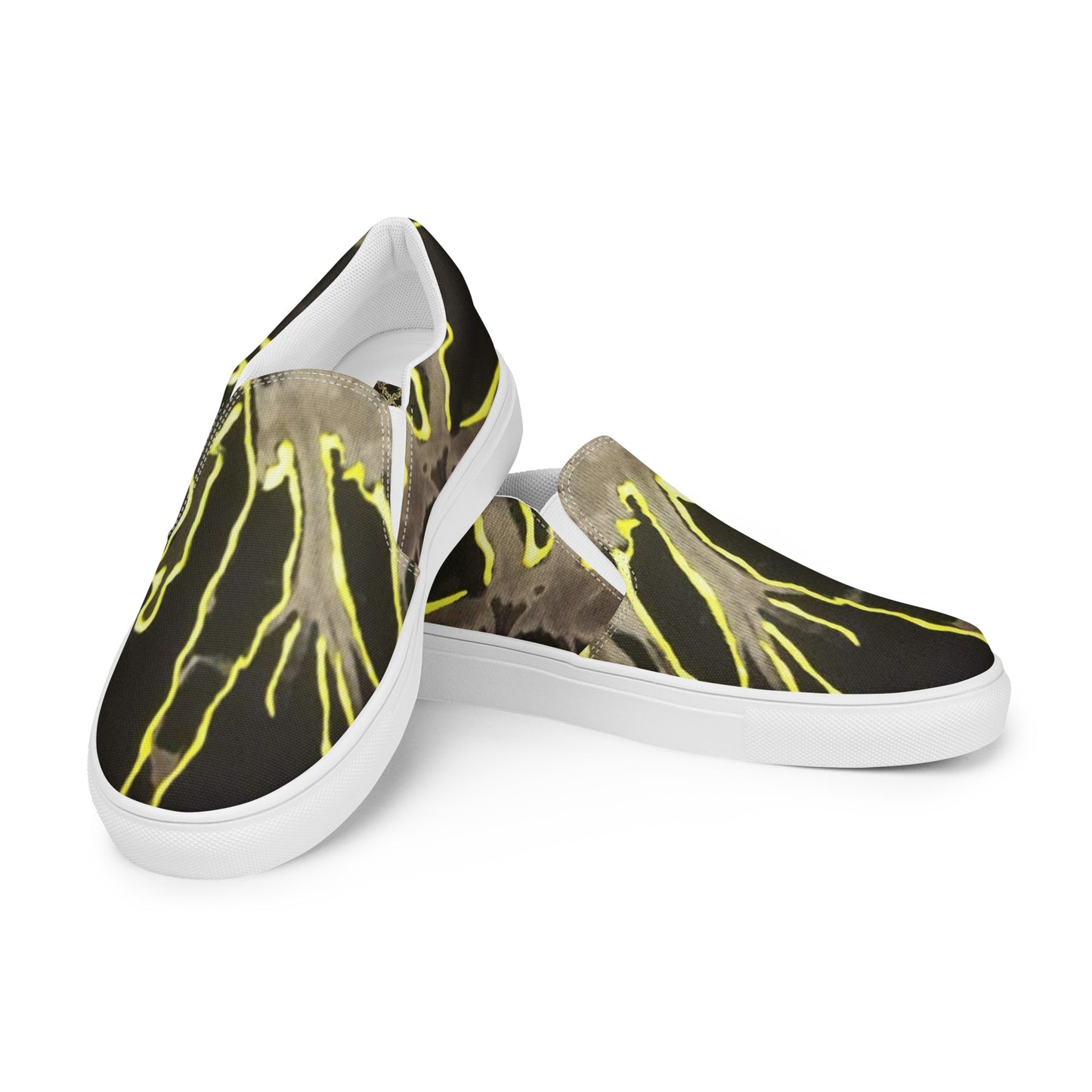 Abstract Men’s slip-on canvas shoes - O By Onica Online Store